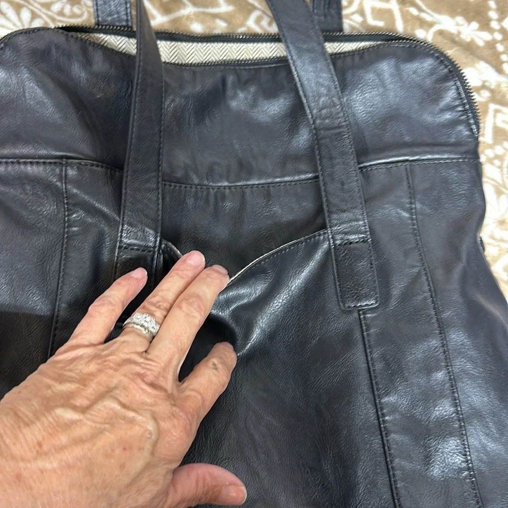 Steve Madden Faux Leather Tote - Picture 12 of 16